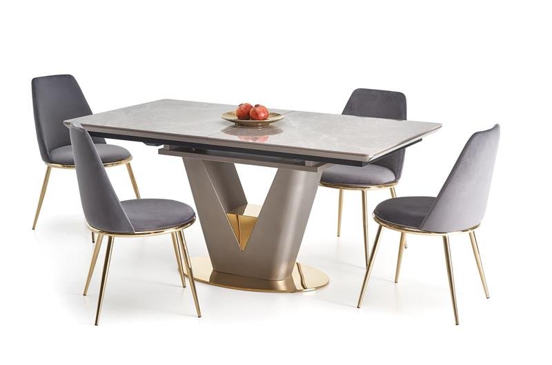 VALENTINO table light gray/gold - Image 10