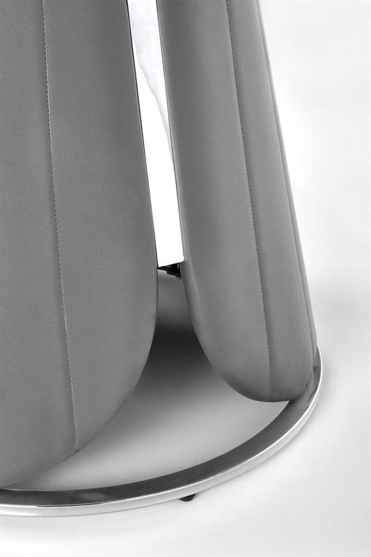 REMIGIO table, white marble, gray legs - Image 6