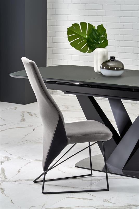 PATRIZIO table dark gray, black leg - Image 8