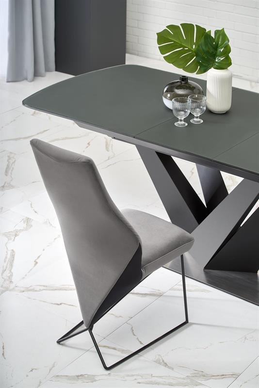PATRIZIO table dark gray, black leg - Image 9