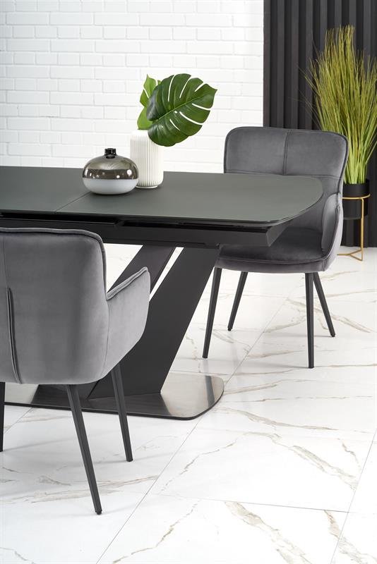 PATRIZIO table dark gray, black leg - Image 10