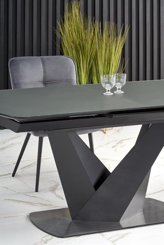 PATRIZIO table dark gray, black leg - Image 11