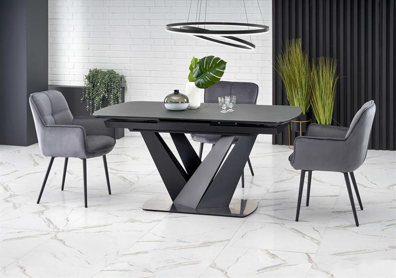 PATRIZIO table dark gray, black leg - Image 12