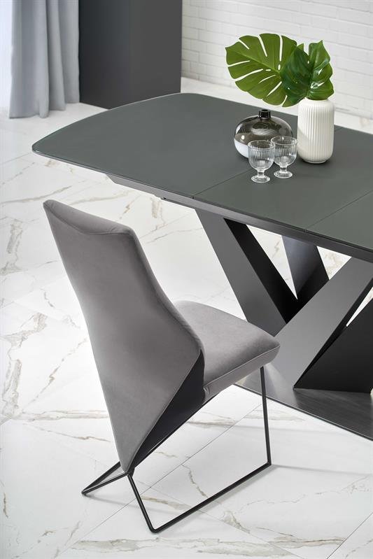 PATRIZIO table dark gray, black leg - Image 15