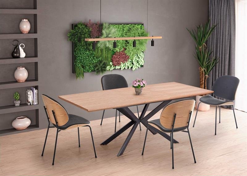 LEGARTO table natural oak/black - Image 2