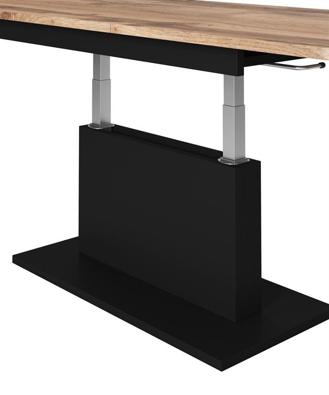 BUSETTI, side table, wotan oak / matt black - Image 3