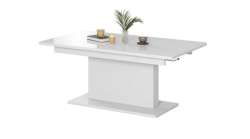 BUSETTI, coffee table, white mat
