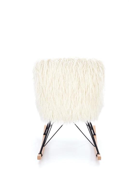 AUSTIN leisure armchair cream / black / natural color - Image 2