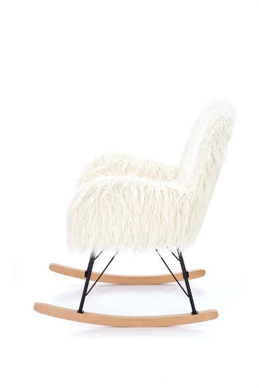 AUSTIN leisure armchair cream / black / natural color - Image 4