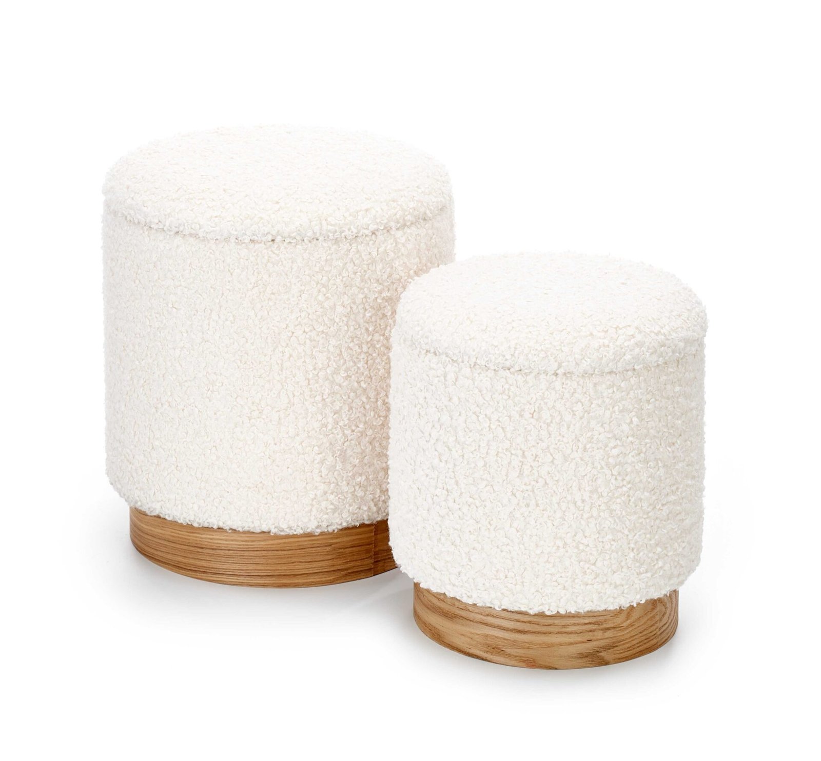 CANCUN two-color set: cream/natural