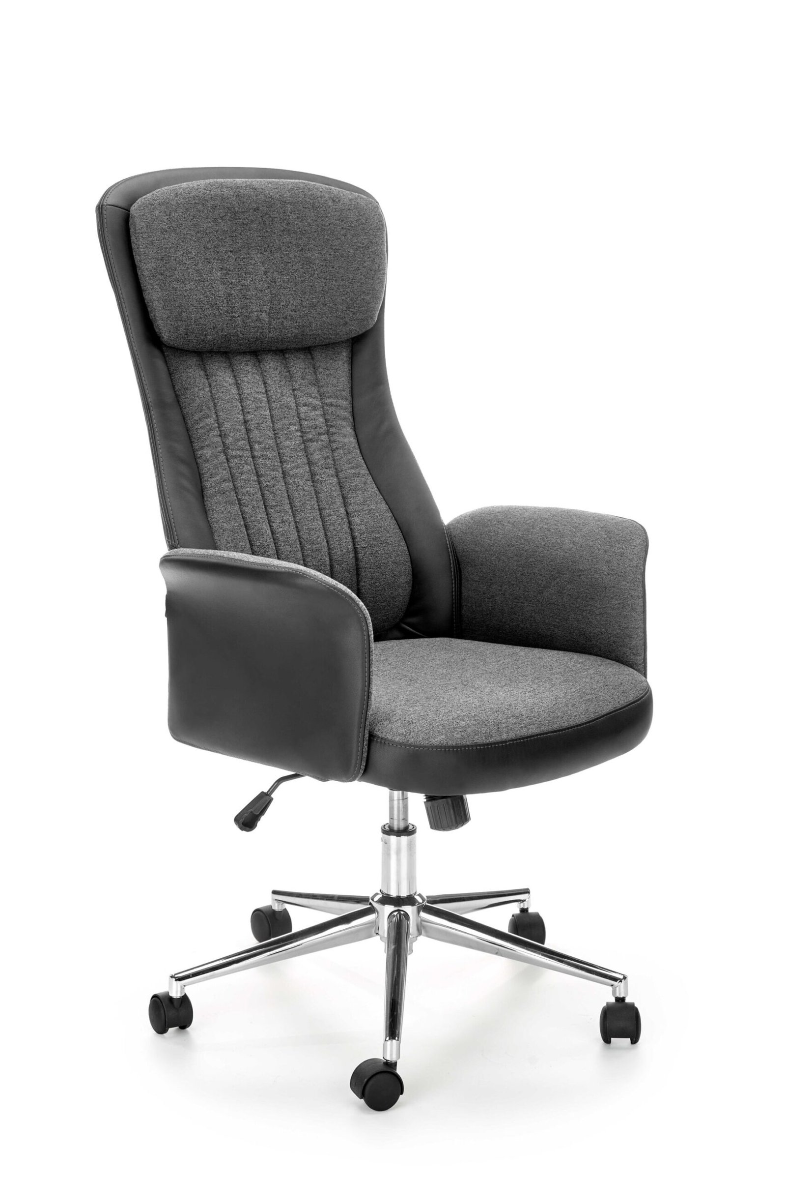 ARGENTO swivel armchair, graphite/black