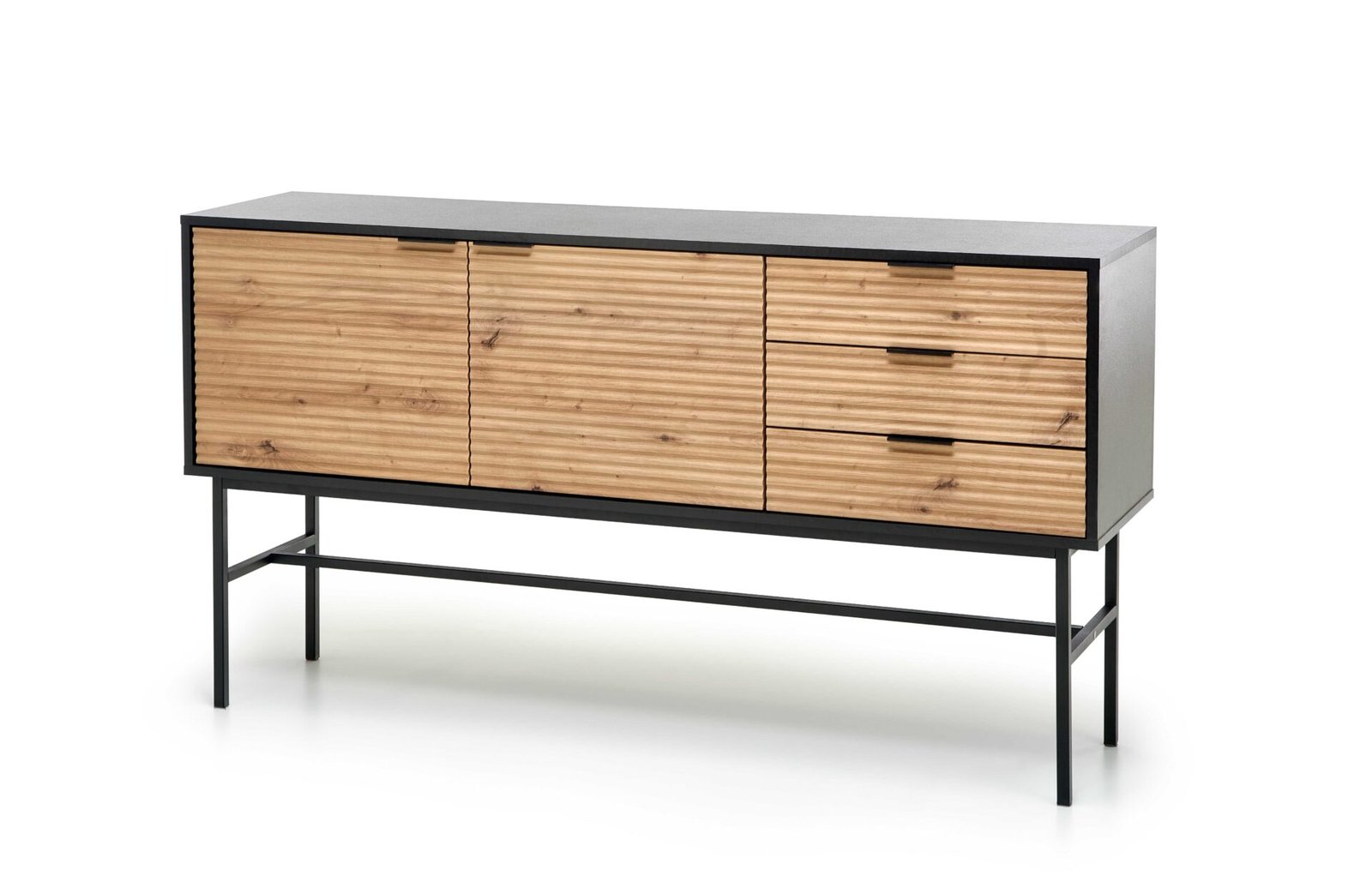 MURANO KM-1 chest of drawers, color: oak/black