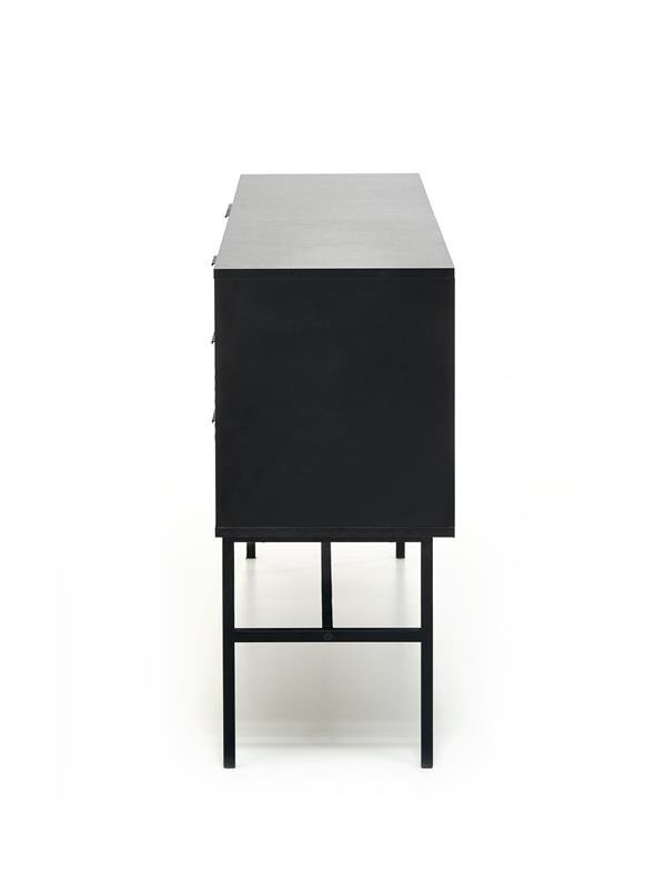 MURANO KM-1 chest of drawers, color: oak/black - Image 4