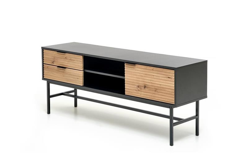 MURANO RTV-1 TV stand, color: oak / black - Image 2