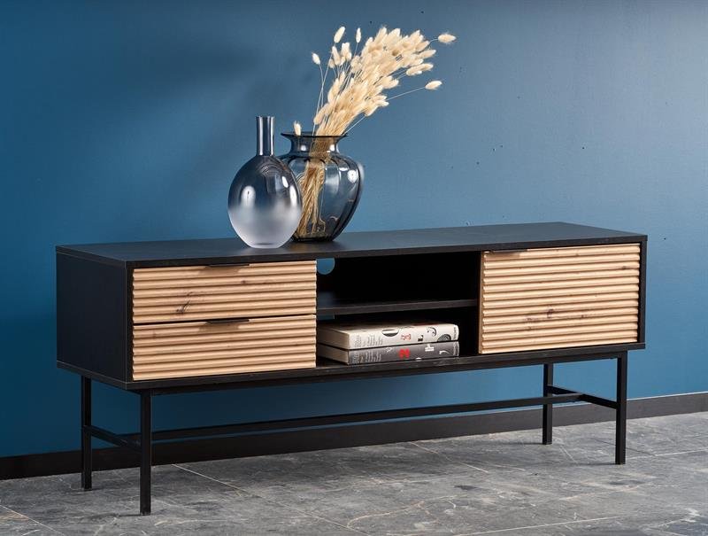 MURANO RTV-1 TV stand, color: oak / black - Image 5