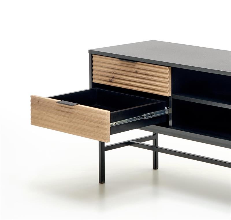 MURANO RTV-1 TV stand, color: oak / black - Image 8