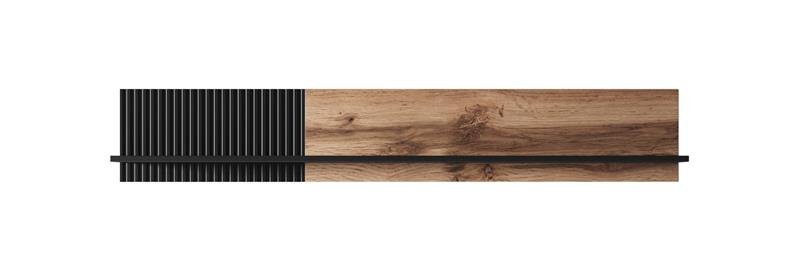 RANDOM P-1 hanging shelf, color: wotan oak/black - Image 6