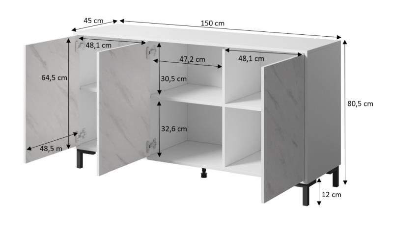 MARBLE KOM 150/3D white - Image 4