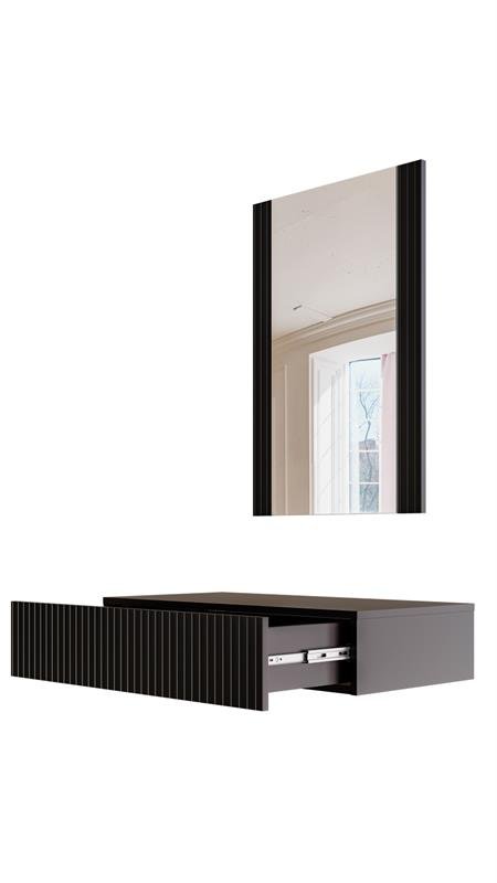 PAFOS vanity table (hanging) and mirror BLACK/BLACK - Image 5
