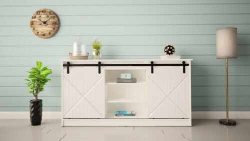GRANERO chest of drawers, white matt/white glossy