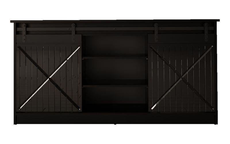 GRANERO chest of drawers matte black/glossy black - Image 5