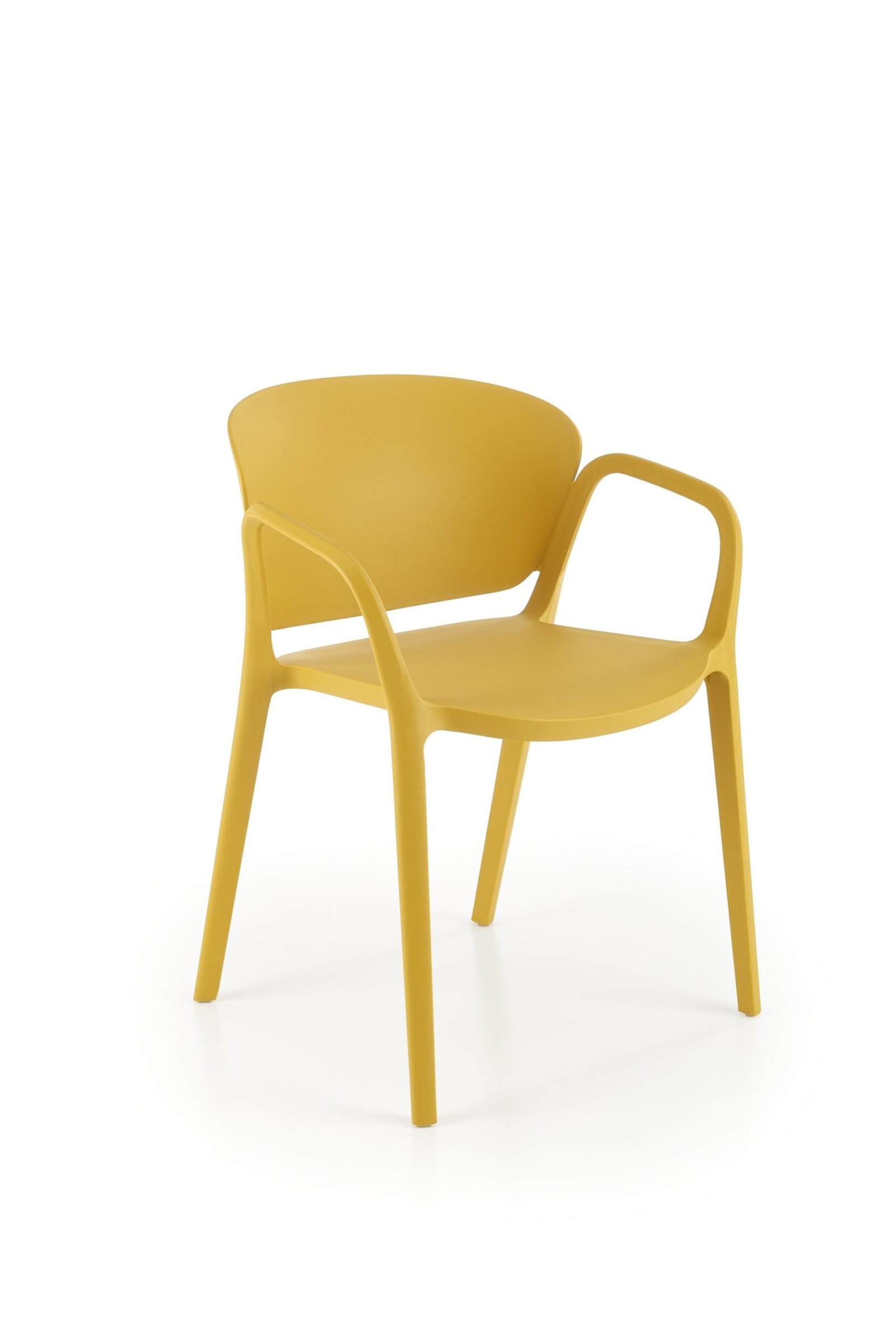 K491 chair, mustard color