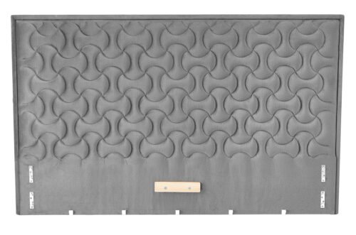 MODULO W2 bed headboard – gray Monolith 85