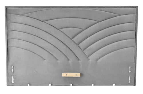 MODULO W3 bed headboard – gray Monolith 85