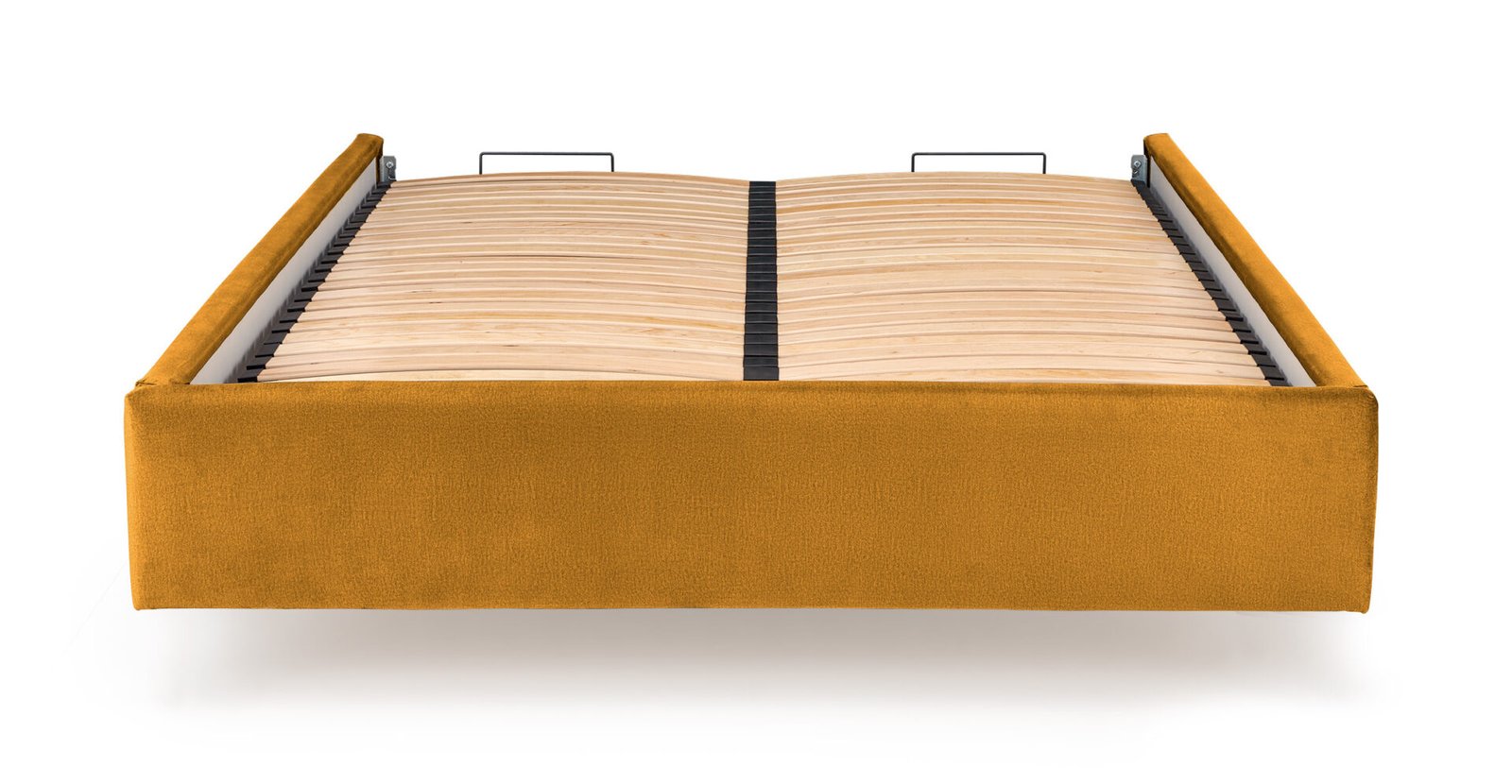 MODULO frame bed 160, mustard color Monolith 48