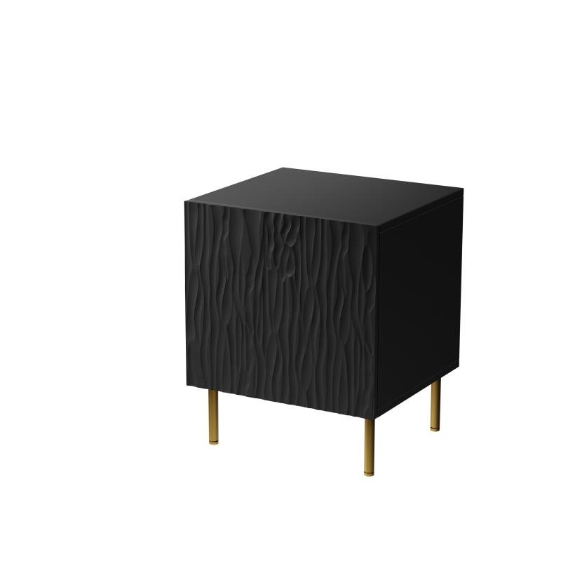 JUNGLE bedside cabinets (2 pcs. = 1 set) black mat/black mat - Image 2