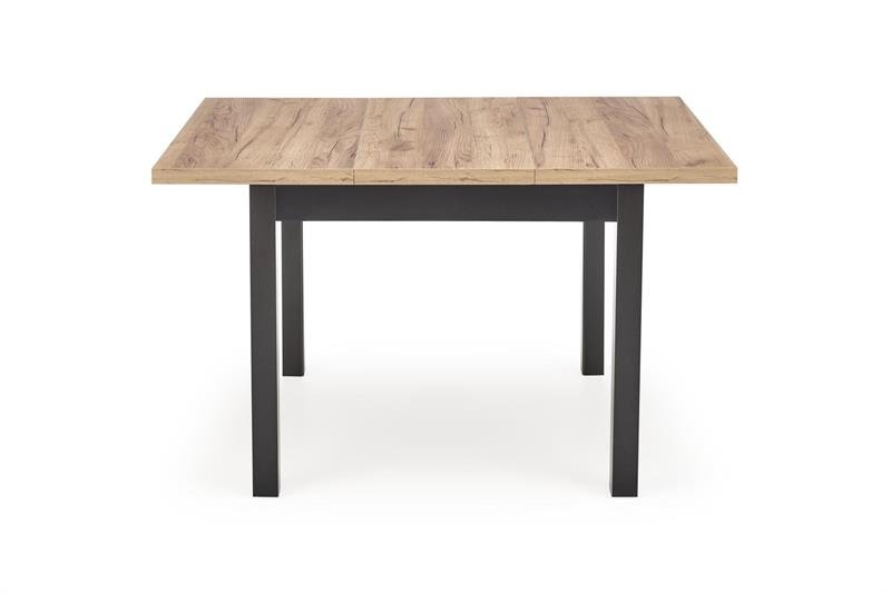 TIAGO SQUARE extendable table, oak / black - Image 2