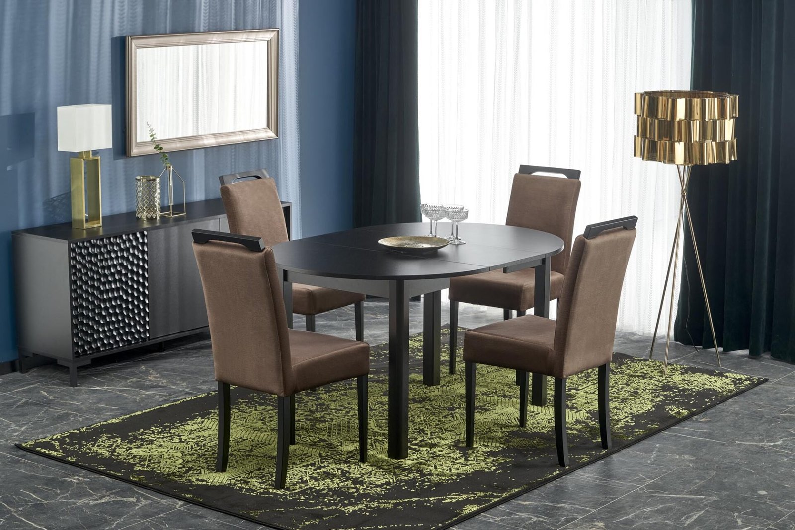 RINGO table, black / black