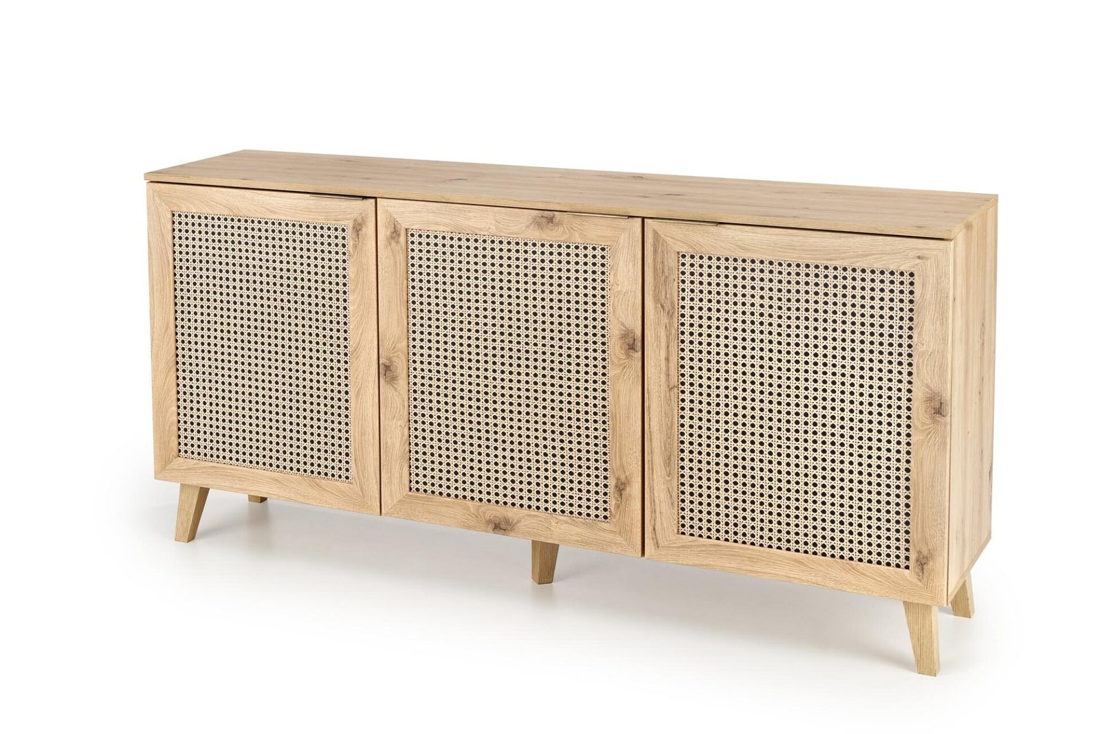 BORNEO KM-1 chest of drawers, oak / black