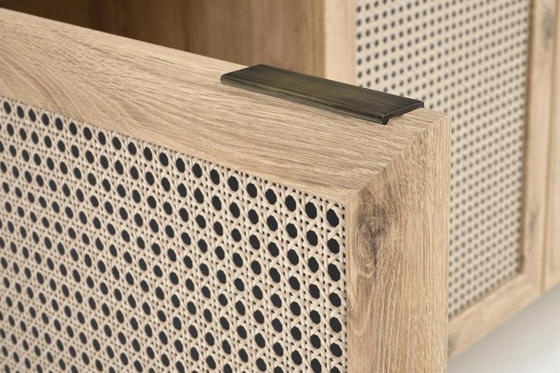 BORNEO KM-1 chest of drawers, oak / black - Image 9
