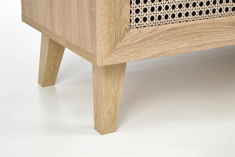 BORNEO KM-1 chest of drawers, oak / black - Image 10