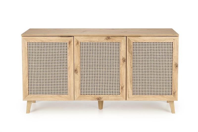 BORNEO KM-1 chest of drawers, oak / black - Image 11