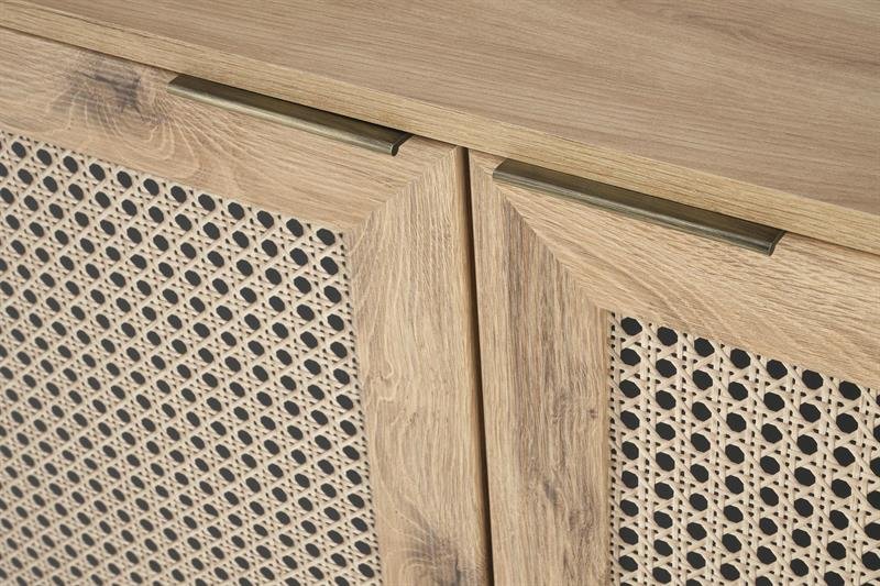 BORNEO KM-2 chest of drawers, oak / black - Image 2