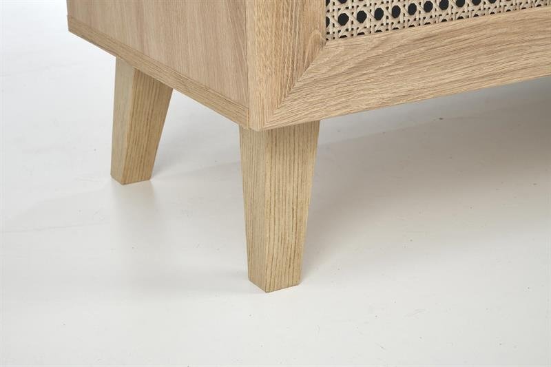 BORNEO KM-2 chest of drawers, oak / black - Image 5