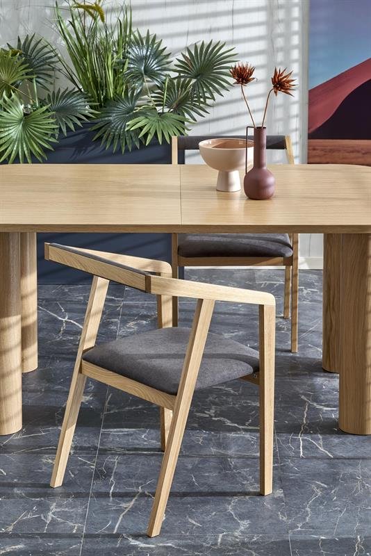 ELEFANTE RECTANGLE extendable table, natural oak - Image 16