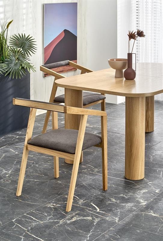 ELEFANTE RECTANGLE extendable table, natural oak - Image 18