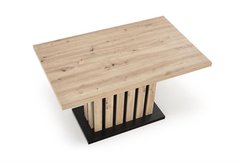LAMELLO extendable table, oak veneer / black - Image 6
