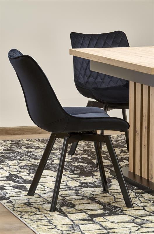 LAMELLO extendable table, oak veneer / black - Image 12