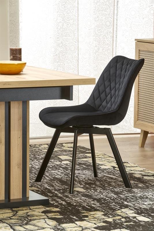 LAMELLO extendable table, oak veneer / black - Image 13