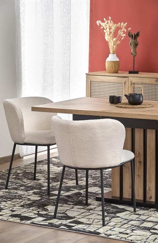 LAMELLO extendable table, oak veneer / black - Image 15