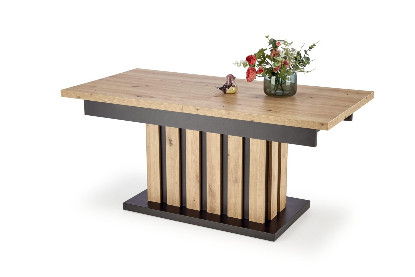 BARETTI coffee table, oak / black