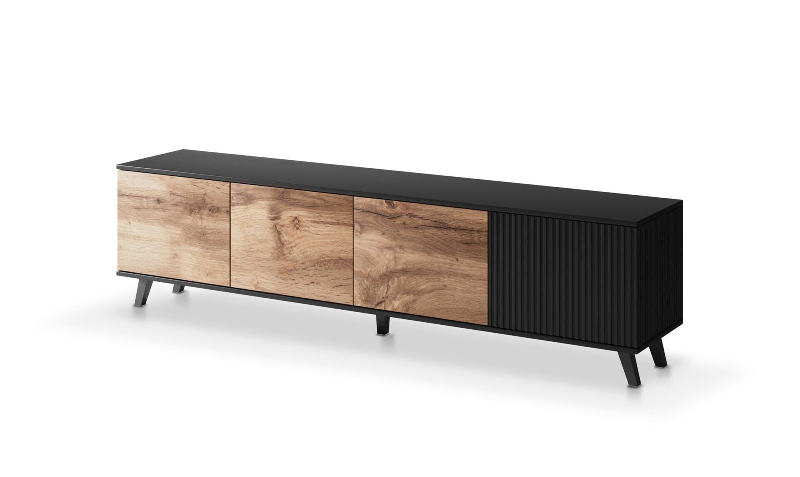 RANDOM RTV-3 TV stand 200 cm, wotan oak / black
