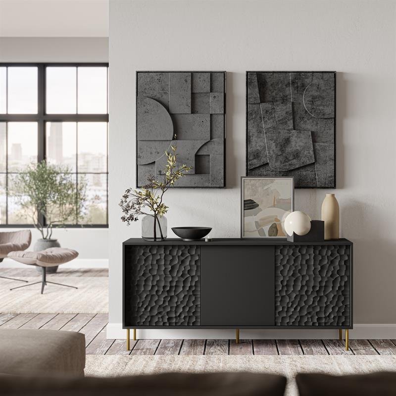 BULLET KM-1 chest, black/gold - Image 2