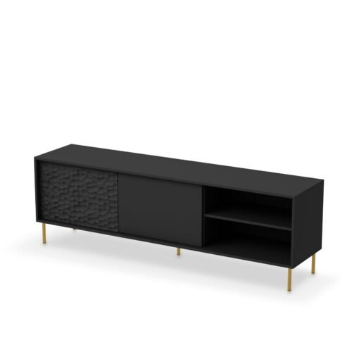 BULLET RTV-1 TV stand, black / gold
