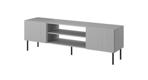 ASENSIO RTV-1 TV stand, light gray / black