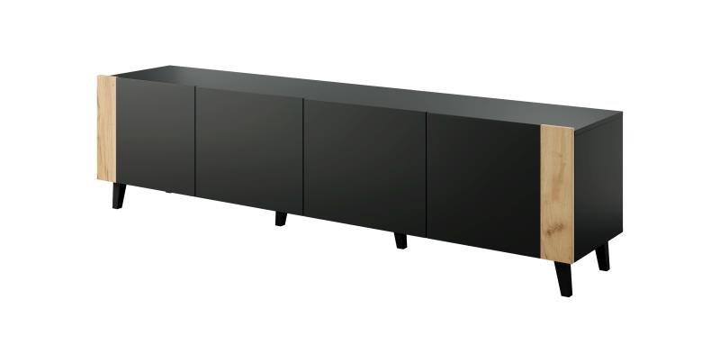 FARO TV beige black/black/artificial oak - Image 3